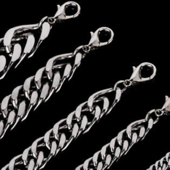 1 LEFT! ⛓ UNISEX STAINLESS STEEL CUBAN BRACELET - Picture 6 of 8